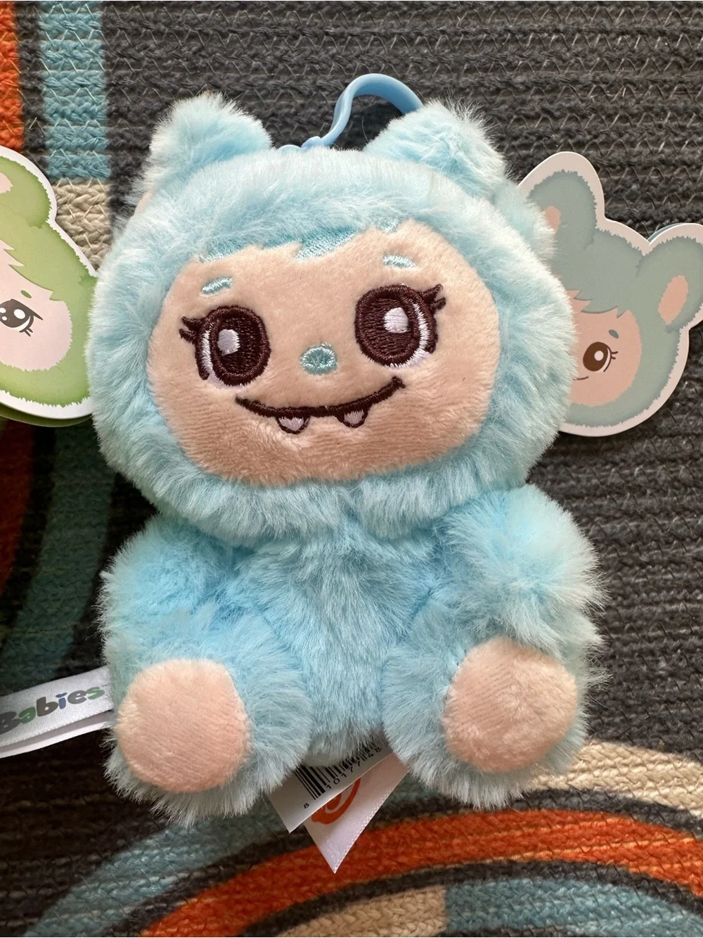 LaBabies Plush Monster Keychain Pair